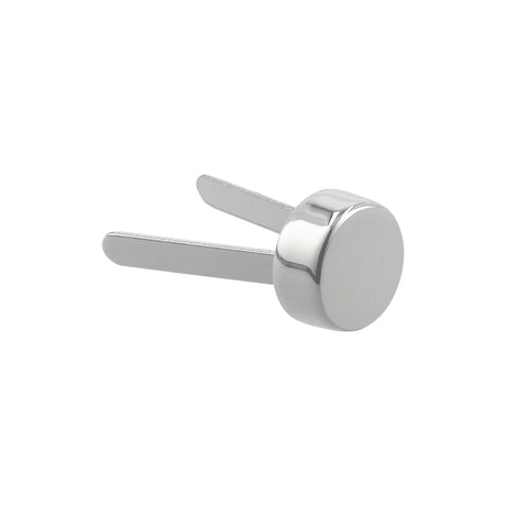 Ohio Travel Bag Adornments 12mm Shiny Nickel, Stud, Zinc Alloy - 5pk, #P-2779-NIC P-2779-NIC