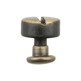 Ohio Travel Bag Adornments 6.3mm Antique Brass, Stud with Cap, Steel-PK5, #P-2850-ANTB P-2850-ANTB