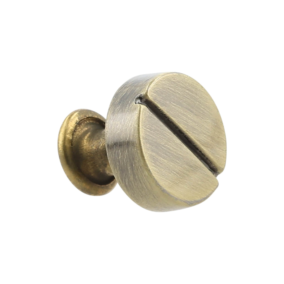 Ohio Travel Bag Adornments 9.5mm Antique Brass, Screw Top Push Stud, Steel-5pk, #P-2852-ANTB P-2852-ANTB