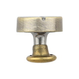Ohio Travel Bag Adornments 9.5mm Antique Brass, Screw Top Push Stud, Steel-5pk, #P-2852-ANTB P-2852-ANTB