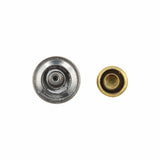 Ohio Travel Bag Adornments 9.5mm Antique Brass, Screw Top Push Stud, Steel-5pk, #P-2852-ANTB P-2852-ANTB