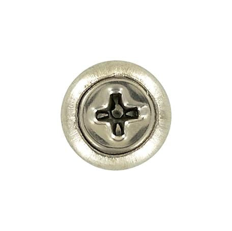 Ohio Travel Bag Adornments 9mm Brass, Button, steel, #A-55BU-1-NP A-55BU-1-NP