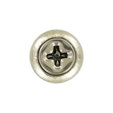 Ohio Travel Bag Adornments 9mm Brass, Button, steel, #A-55BU-1-NP A-55BU-1-NP