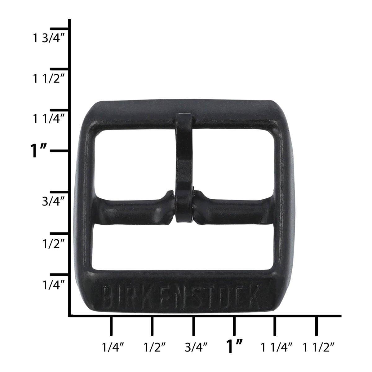 Ohio Travel Bag Birkenstock 25mm Black, Birkenstock Buckle, Steel, #C-1498-BLK C-1498-BLK