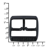Ohio Travel Bag Birkenstock 30mm Black, Birkenstock Buckle, Steel, #C-1497-BLK C-1497-BLK