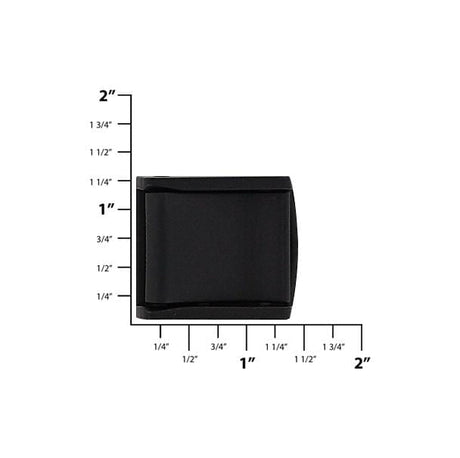 Ohio Travel Bag Buckles 1" Black, Cam Lever Buckle, Plastic, #JL-4535 JL-4535