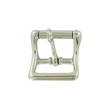 Ohio Travel Bag Buckles 1" Nickel, Locking Tongue Center Bar Roller Buckle, Zinc Alloy, #C-1507-NIC C-1507-NIC