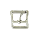Ohio Travel Bag Buckles 1" Nickel, Locking Tongue Center Bar Roller Buckle, Zinc Alloy, #C-1507-NIC C-1507-NIC