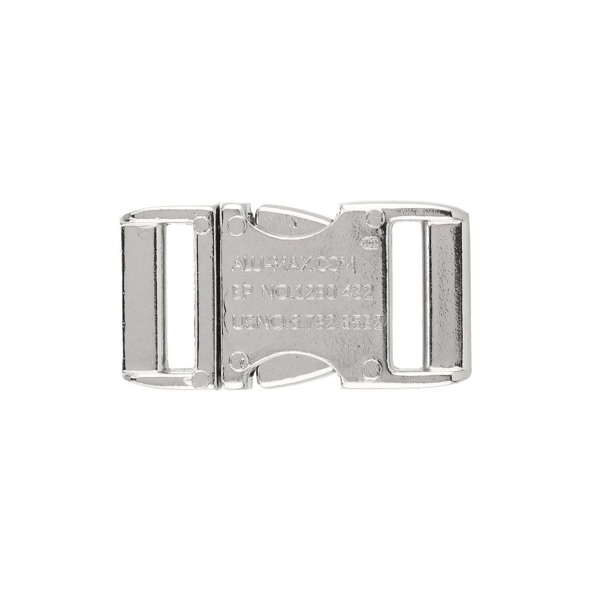 Ohio Travel Bag Buckles 3/4" Nickel, Side Squeeze Buckle, Aluminum, #C-1955 C-1955