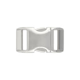 Ohio Travel Bag Buckles 3/4" Nickel, Side Squeeze Buckle, Aluminum, #C-1955 C-1955