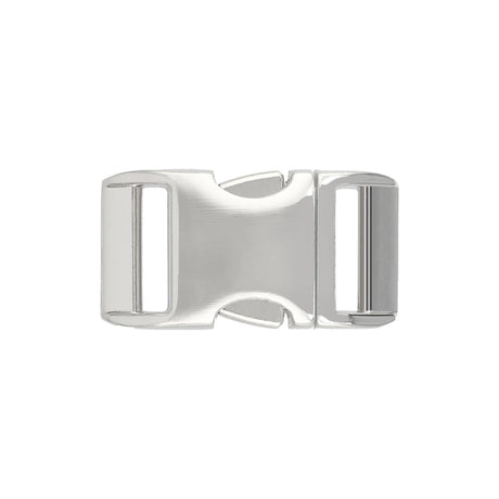 Ohio Travel Bag Buckles 3/4" Nickel, Side Squeeze Buckle, Aluminum, #C-1955 C-1955