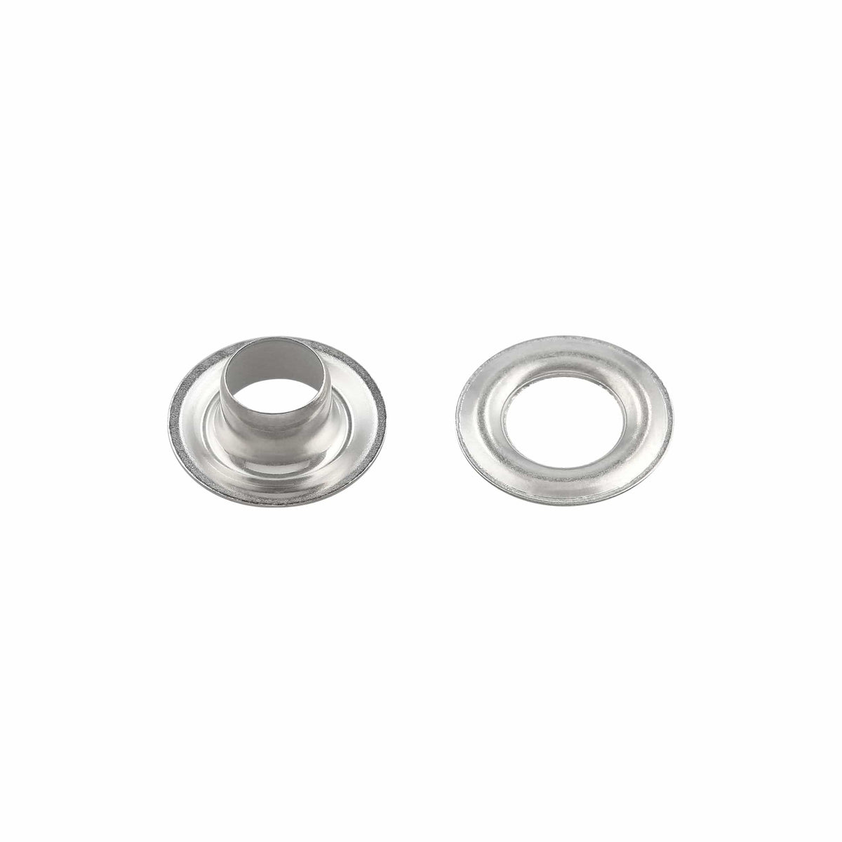 Ohio Travel Bag Fasteners #0 Nickel, Gromet with Washer, Solid Brass - 12 pk, #GROM-0-SBN GROM-0-SBN