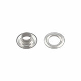 Ohio Travel Bag Fasteners #0 Nickel, Gromet with Washer, Solid Brass - 12 pk, #GROM-0-SBN GROM-0-SBN