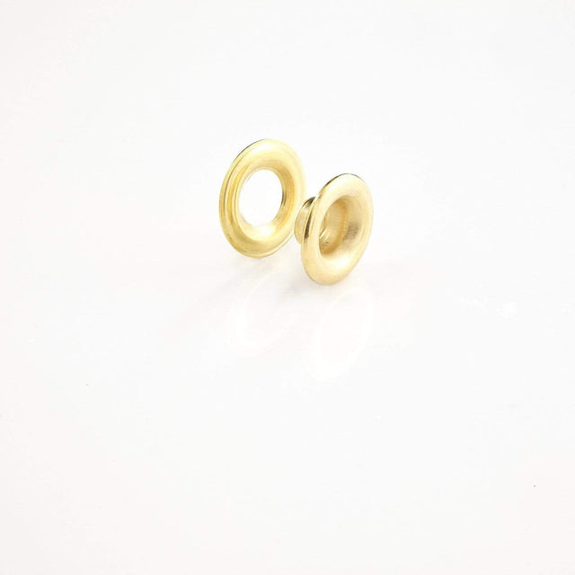 Ohio Travel Bag Fasteners #00 Brass, Grommet with Washer, Solid Brass - 24 pk, #GROM-00-SB GROM-00-SB