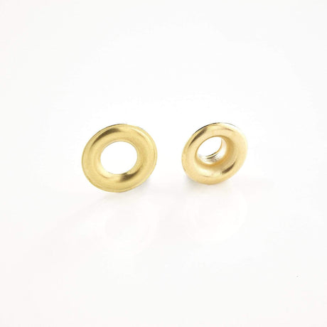 Ohio Travel Bag Fasteners #00 Brass, Grommet with Washer, Solid Brass - 24 pk, #GROM-00-SB GROM-00-SB