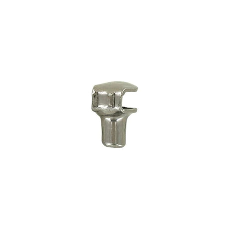 1/4" Gunmetal, Boot Lace Eyelet Hook, Steel