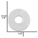 Ohio Travel Bag Fasteners 1/4" Nickel, Washer, Steel - 12 pk, #T-117-NP T-117-NP