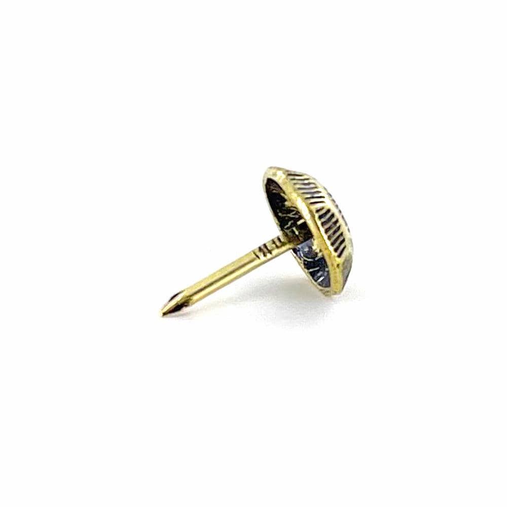 Ohio Travel Bag Fasteners 10mm Antique Brass, Upholstery Tack, Steel - 24 pk, #A-230 A-230