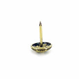 Ohio Travel Bag Fasteners 10mm Antique Brass, Upholstery Tack, Steel - 24 pk, #A-230 A-230