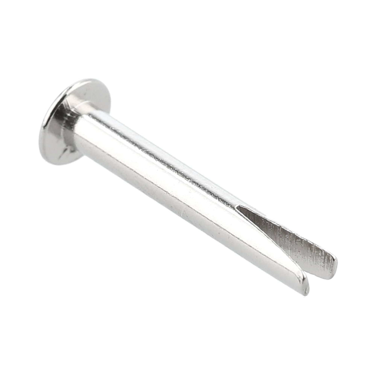 Ohio Travel Bag Fasteners 12/16" Nickel, Split Rivet, Steel - 24 pk, #100-12-16-NP 100-12-16-NP