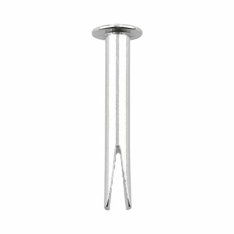 Ohio Travel Bag Fasteners 12/16" Nickel, Split Rivet, Steel - 24 pk, #100-12-16-NP 100-12-16-NP