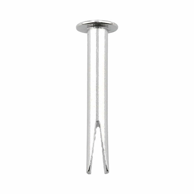 Ohio Travel Bag Fasteners 12/16" Nickel, Split Rivet, Steel - 24 pk, #100-12-16-NP 100-12-16-NP