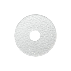 Ohio Travel Bag Fasteners 13/16" White, Washer, Plastic - 24 pk, #L-1598 L-1598