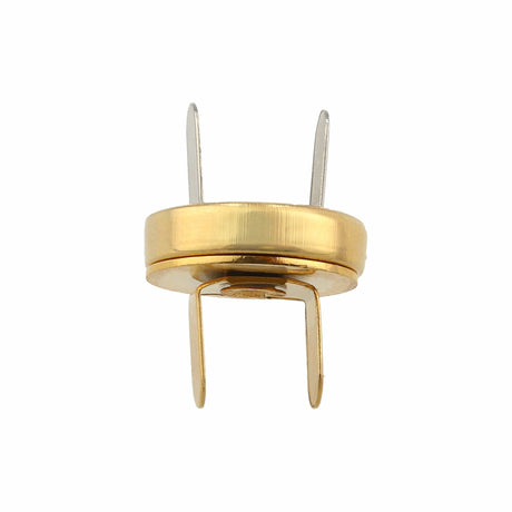 Ohio Travel Bag Fasteners 18mm Gold, Thin Profile Magnetic Snap, Steel, #P-2364-GOLD P-2364-GOLD