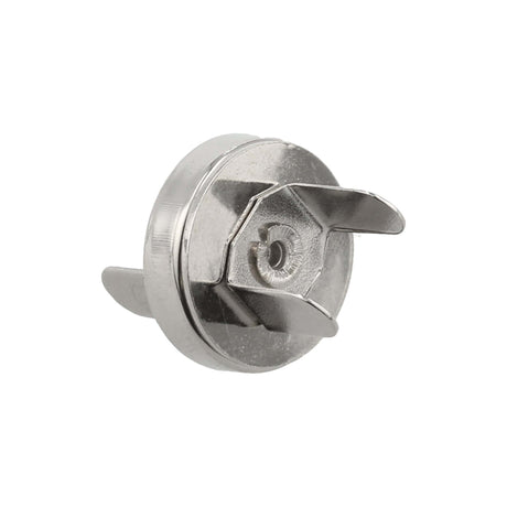 Ohio Travel Bag Fasteners 18mm Nickel, Thin Profile Magnetic Snap, Steel, #P-2364-NP P-2364-NP