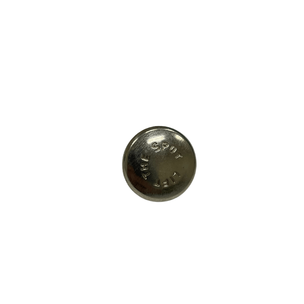 Ohio Travel Bag Fasteners 19/32" Nickel, Lift the Spot Cap, Solid Brass, #19100 19100