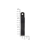 2 1/4" Black, Clip, Steel