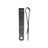 2 1/4" Black, Clip, Steel