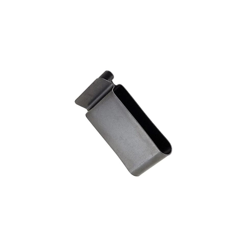 2 3/8" Black, Belt Clip, Steel
