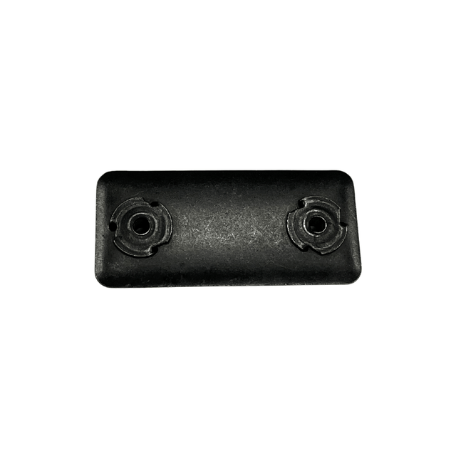 Ohio Travel Bag Fasteners 2 7/16" Black, Threaded Wheel Washer Plate with Screws, Steel, #L-2124-BLK L-2124-BLK