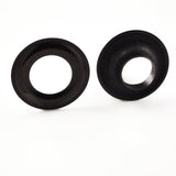 Ohio Travel Bag Fasteners #2 Black, Grommet with Washer, Soild Brass - 12 pk, #GROM-2-BLK GROM-2-BLK