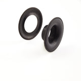 Ohio Travel Bag Fasteners #2 Black, Grommet with Washer, Soild Brass - 12 pk, #GROM-2-BLK GROM-2-BLK