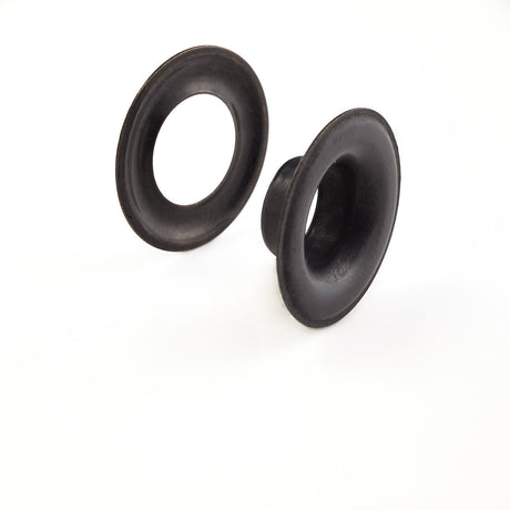 Ohio Travel Bag Fasteners #2 Black, Grommet with Washer, Soild Brass - 12 pk, #GROM-2-BLK GROM-2-BLK