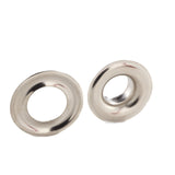 Ohio Travel Bag Fasteners #2 Nickel, Grommet with Washer, Soild Brass - 12 pk, #GROM-2-SBN GROM-2-SBN