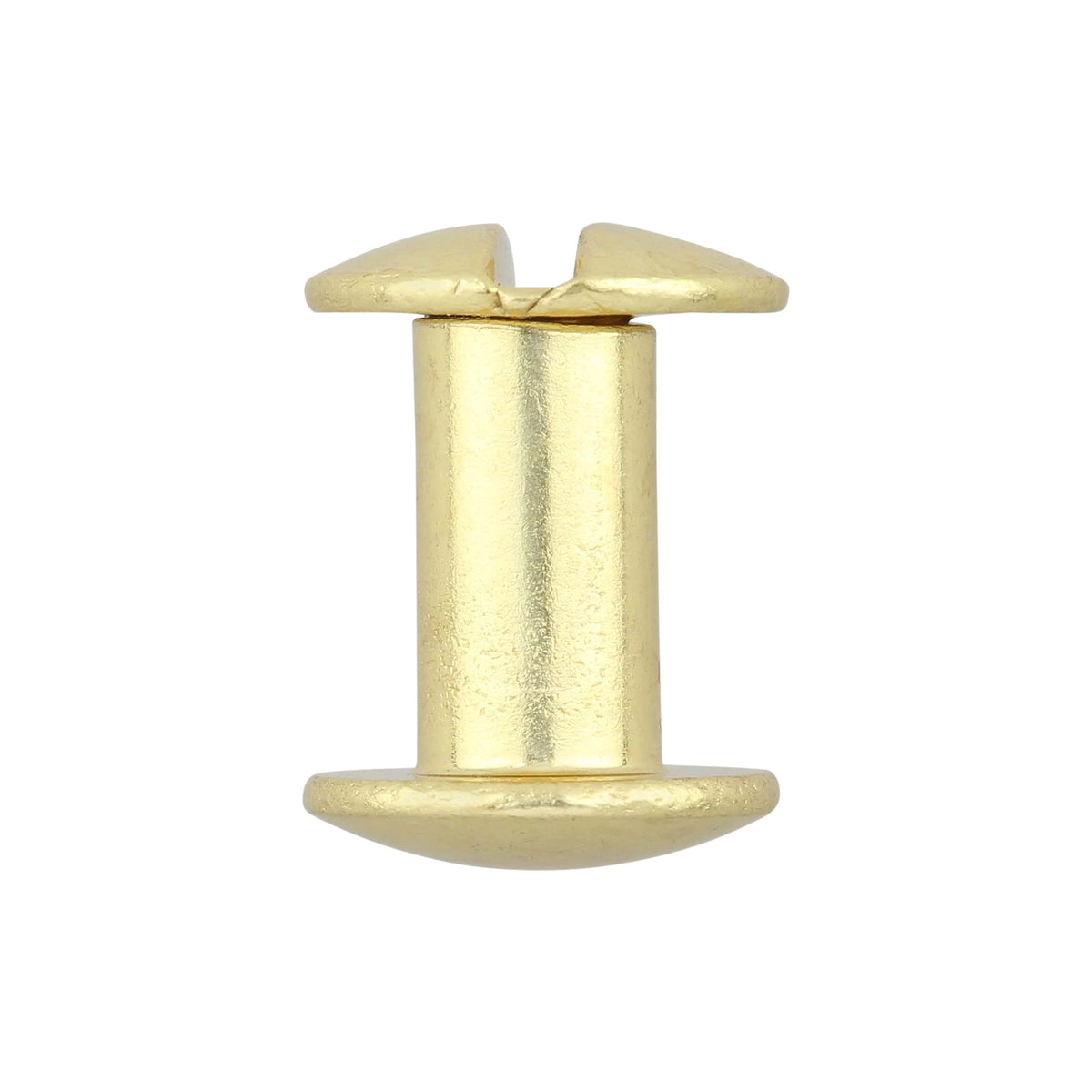Ohio Travel Bag Fasteners 3/8" Brass, Chicago Screw, Solid Brass, #L-156-3-8SB L-156-3-8SB