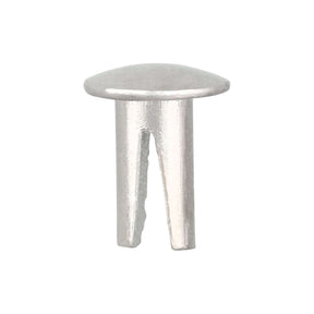 Ohio Travel Bag Fasteners 4/16" Nickel, Split Rivet, Steel - 24 pk, #100-4-16-NP 100-4-16-NP