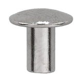 Ohio Travel Bag Fasteners 4/16" Nickel, Tubular Rivet, Steel - 24 pk, #252-4-16-NP 252-4-16-NP