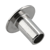 Ohio Travel Bag Fasteners 4/16" Nickel, Tubular Rivet, Steel - 24 pk, #252-4-16-NP 252-4-16-NP