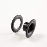 Ohio Travel Bag Fasteners #4 Black, Grommet with Washer, Solid Brass, #GROM-4-BLK GROM-4-BLK