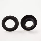 Ohio Travel Bag Fasteners #4 Black, Grommet with Washer, Solid Brass, #GROM-4-BLK GROM-4-BLK