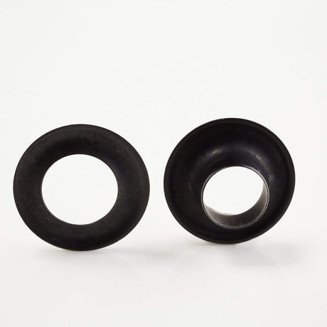 Ohio Travel Bag Fasteners #4 Black, Grommet with Washer, Solid Brass, #GROM-4-BLK GROM-4-BLK