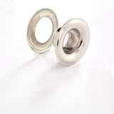 Ohio Travel Bag Fasteners #4 Nickel, Grommet with Washer, Solid Brass, #GROM-4-SBN GROM-4-SBN