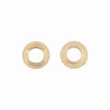 Ohio Travel Bag Fasteners 5/16" Gold, Screw Together Eyelet, Solid Brass, #P-1386-GOLD P-1386-GOLD