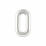 Ohio Travel Bag Fasteners 5/16" Nickel, Oblong Force Fit Eyelet, Zinc Alloy, #P-2633 P-2633