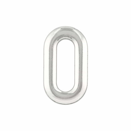 Ohio Travel Bag Fasteners 5/16" Nickel, Oblong Force Fit Eyelet, Zinc Alloy, #P-2633 P-2633