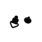 Ohio Travel Bag Fasteners 5/8" Black, Boot Hook Loop w/Eyelet, Steel, #XBH-1 XBH-1